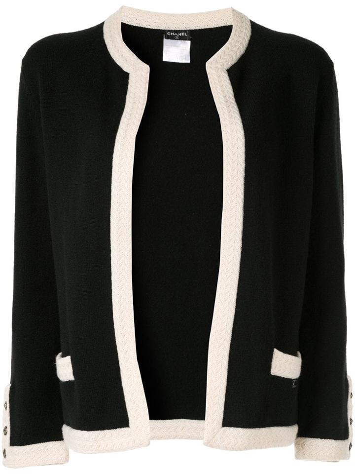 Chanel Pre-owned Cashmere Collarless Jacket - Black