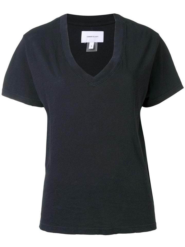 Current/elliott V-neck T-shirt - Black