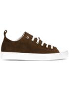 Eleventy Perforated Sneakers, Men's, Size: 40, Brown, Suede/rubber