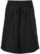 Komakino Flared Track Shorts - Black