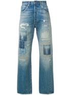 Levi's Vintage Clothing Distressed Jeans - Blue