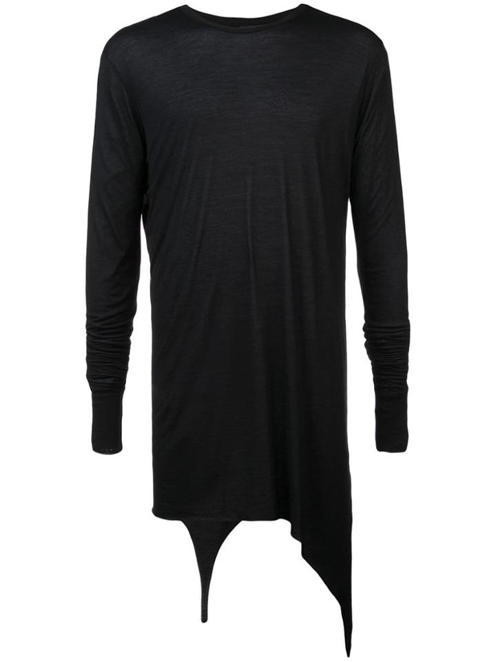 Army Of Me Asymmetric Slim-fit T-shirt - Black
