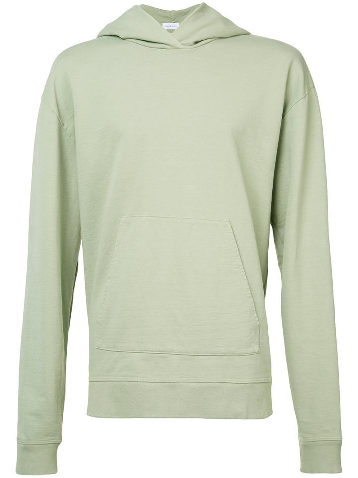 John Elliott - Oversized Cropped Hoodie - Men - Cotton - L, Green, Cotton
