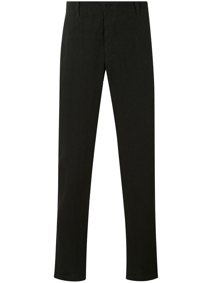 Transit - Tapered Trousers - Men - Linen/flax - L, Black, Linen/flax
