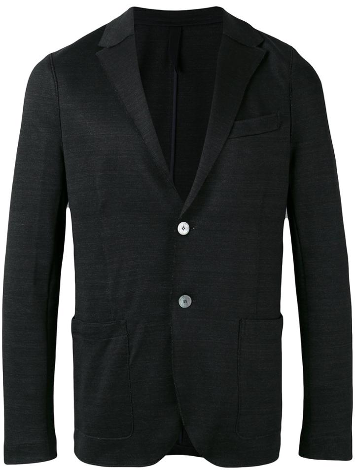 Harris Wharf London Lightweight Two Button Blazer - Grey