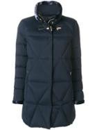 Fay Quilted Zipped-up Jacket - Blue