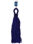 Oscar De La Renta Gem Tassel Clip-on Earrings