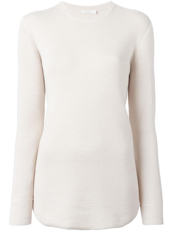 6397 Crew Neck Sweater, Women's, Size: Large, Nude/neutrals, Wool