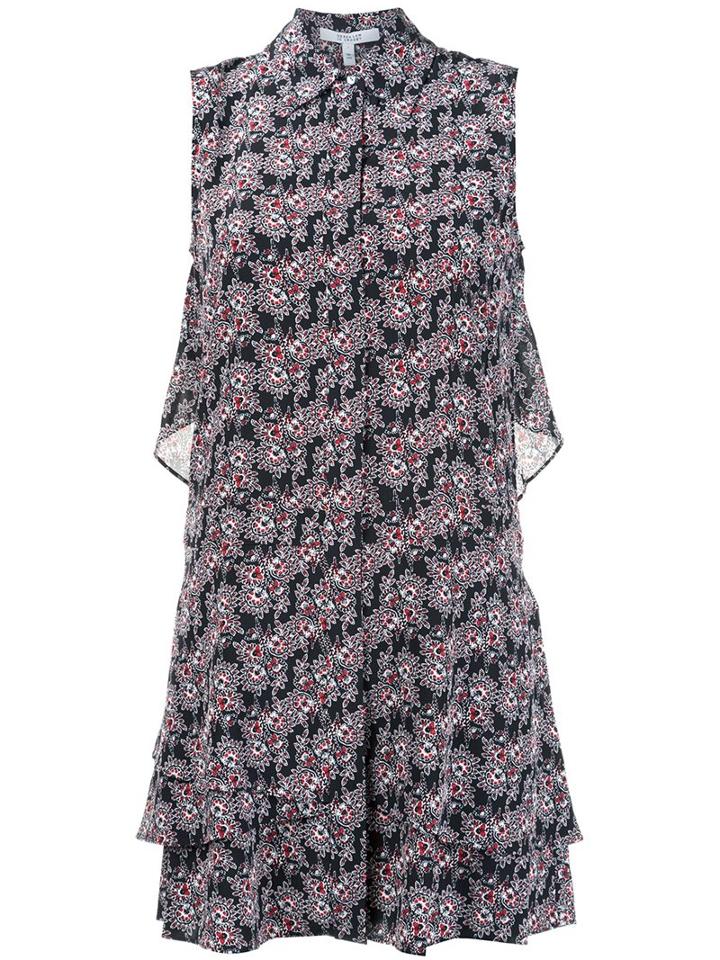 Derek Lam 10 Crosby Ruffled Sleeveless Shirt Dress