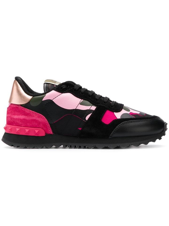 Valentino Valentino Garavani Rockrunner Sneakers - Pink & Purple