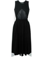 Y-3 Striped Tulle Cape Dress