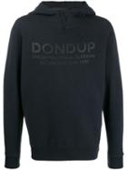 Dondup Logo Print Hoodie - Blue