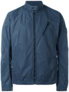 Belstaff Zipped Windbreaker, Men's, Size: 52, Blue, Polyester