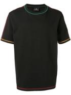 Ps Paul Smith Contrast Stitch T-shirt - Black