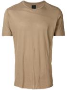 Thom Krom Paneled T-shirt - Brown