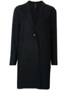 Miharayasuhiro Single Button Coat, Women's, Size: 38, Black, Wool