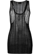 Anthony Vaccarello Ribbed Tank Top