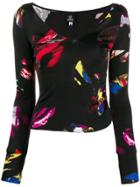 Versace Pre-owned 2000's Printed Top - Black