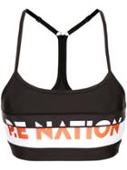 P.e Nation Trackbar Sports Bra - Black