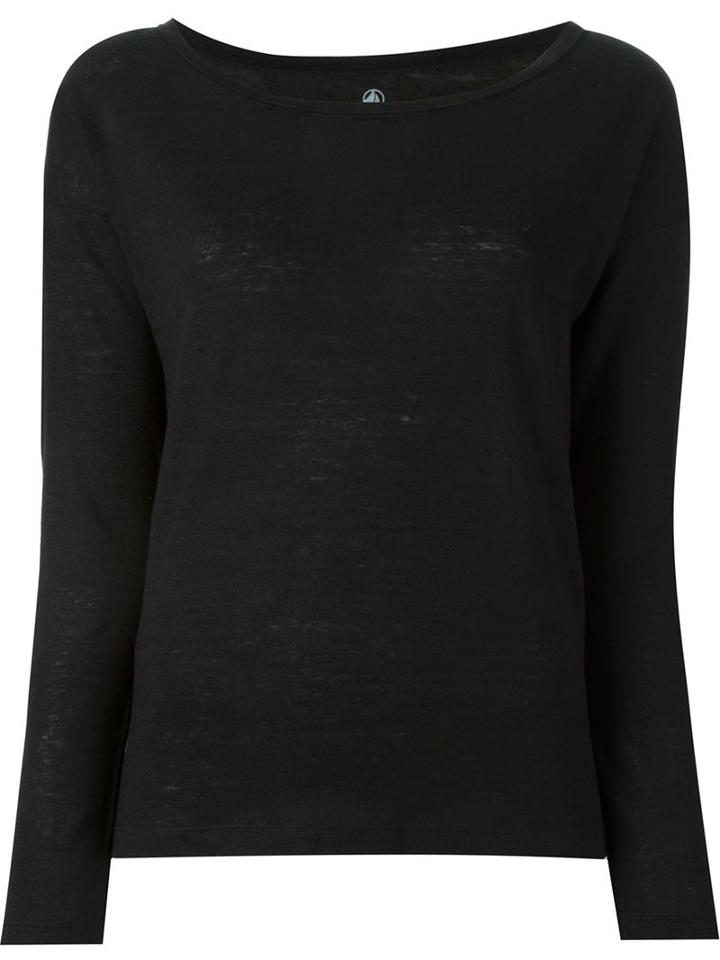 Petit Bateau Boat Neck Long Sleeve Classic Sweatshirt