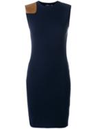 Polo Ralph Lauren Ribbed Fitted Dress - Blue