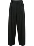 Y's Tapered Peg Trousers - Black