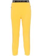 99% Is Zipper Pocket Fleece Sweatpants - Yellow