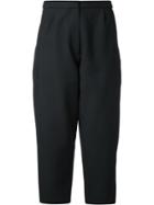 Studio Nicholson Loose-fit Cropped Trousers - Black