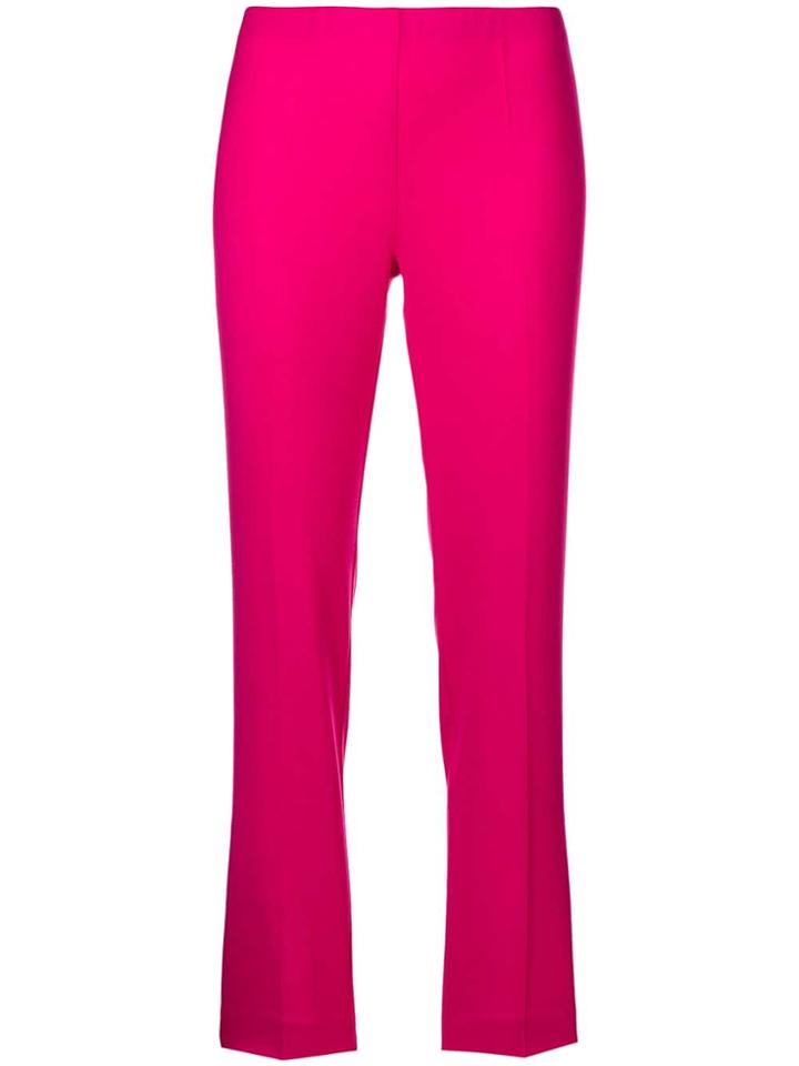 P.a.r.o.s.h. Slim-fit Cropped Trousers - Pink & Purple