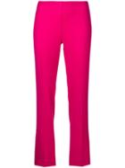 P.a.r.o.s.h. Slim-fit Cropped Trousers - Pink & Purple