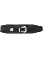 Frankie Morello Engraved Buckle Belt - Black