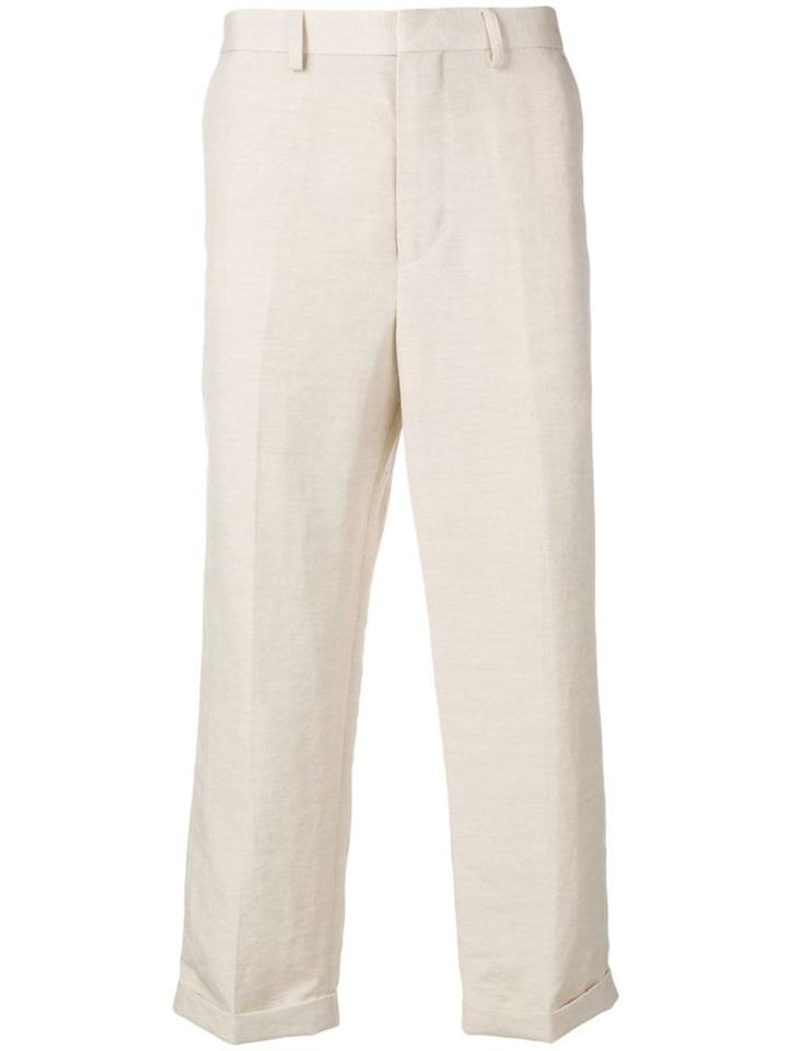 Jacquemus Cropped Fold-up Trousers - Neutrals