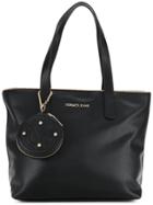 Versace Jeans Purse Detail Logo Tote - Black