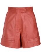 Lilly Sarti Panelled Shorts - Yellow & Orange