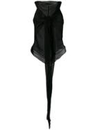 Prada Vintage 2000's Knot Detail Top - Black