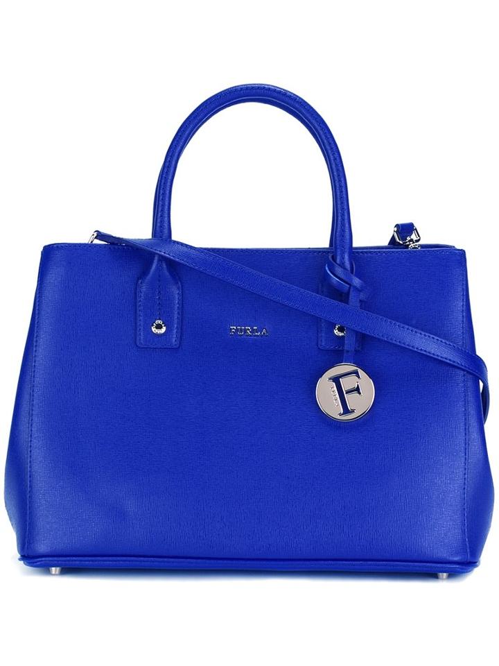Furla Small 'linda' Tote, Women's, Blue