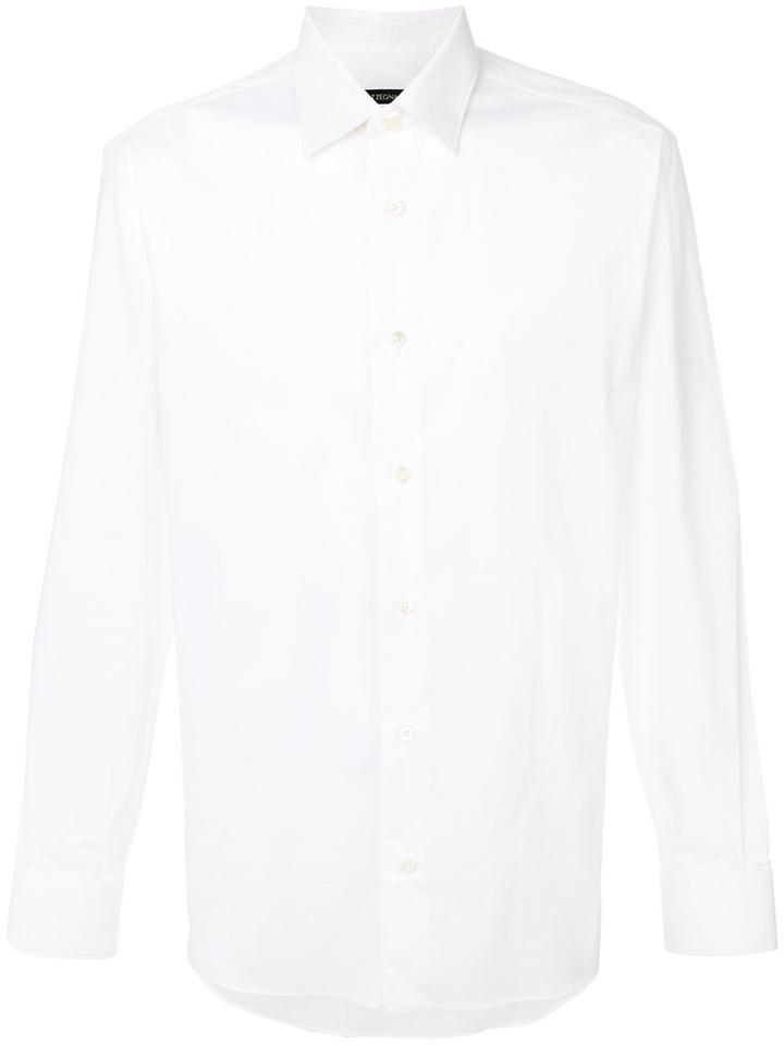 Z Zegna Plain Shirt - White