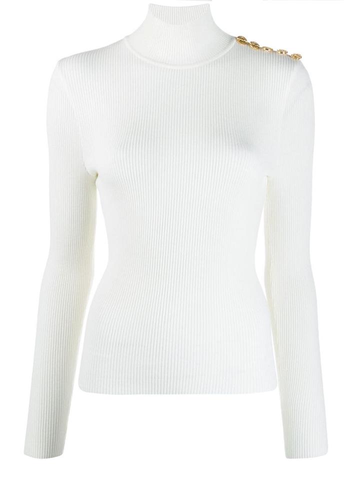 Alexandre Vauthier Ribbed Jumper - Neutrals
