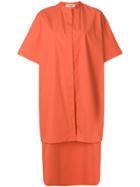 Ports 1961 Layered Look Shirt Dress - Yellow & Orange