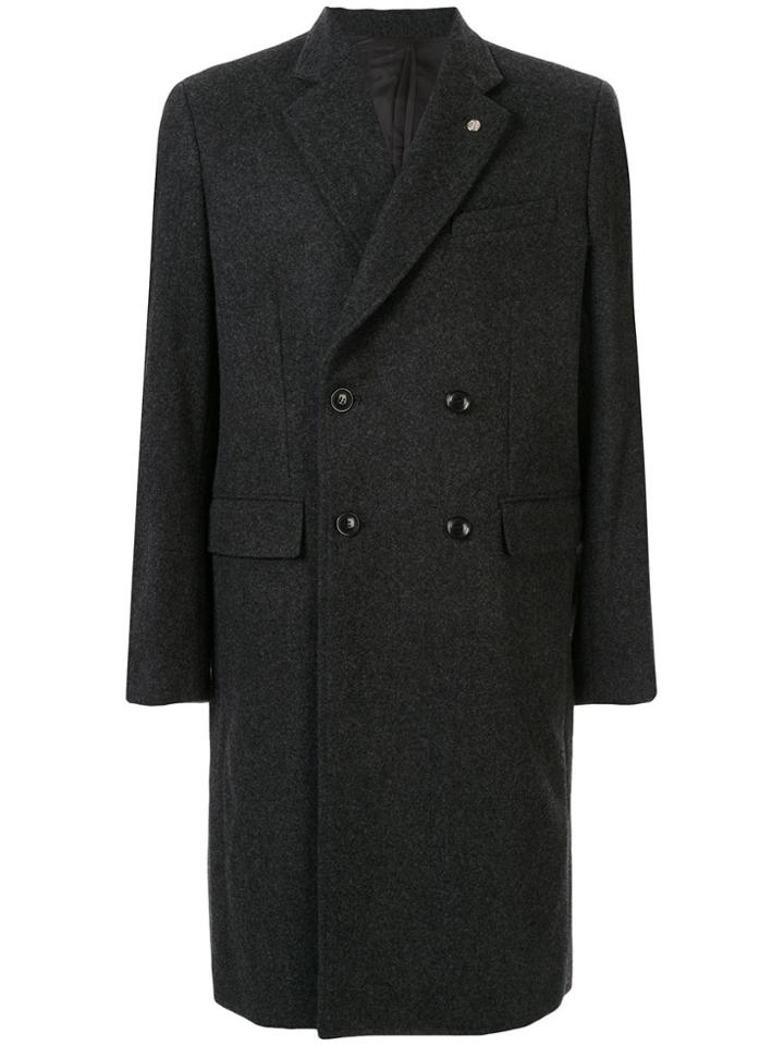 Toga Virilis Double Buttoned Coat - Grey
