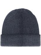 Altea Ribbed Knit Beanie Hat - Grey