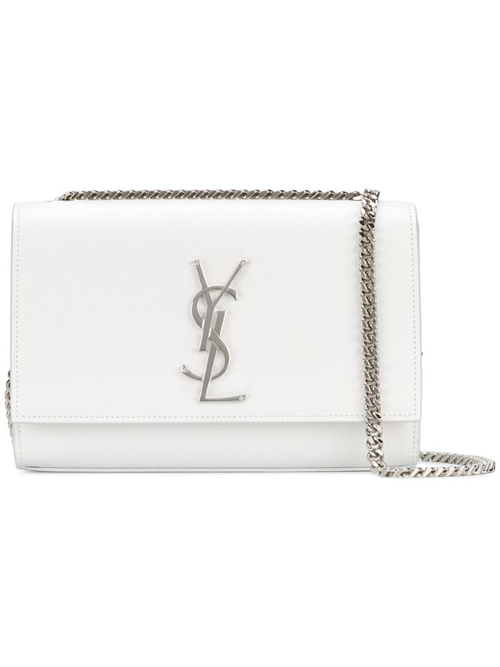 Saint Laurent Kate Shoulder Bag - White