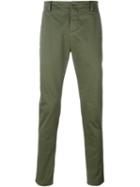Dondup Gaubert Chinos, Men's, Size: 34, Green, Cotton/spandex/elastane