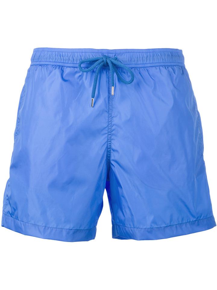 Moncler - Logo Plaque Swimming Trunks - Men - Polyamide/polyester - L, Blue, Polyamide/polyester