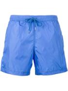 Moncler - Logo Plaque Swimming Trunks - Men - Polyamide/polyester - L, Blue, Polyamide/polyester