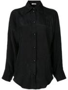 Nina Ricci Plain Button Shirt - Black