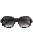 Saint Laurent - 'new Wave Sl 132' Sunglasses - Women - Acetate - One Size, Black, Acetate