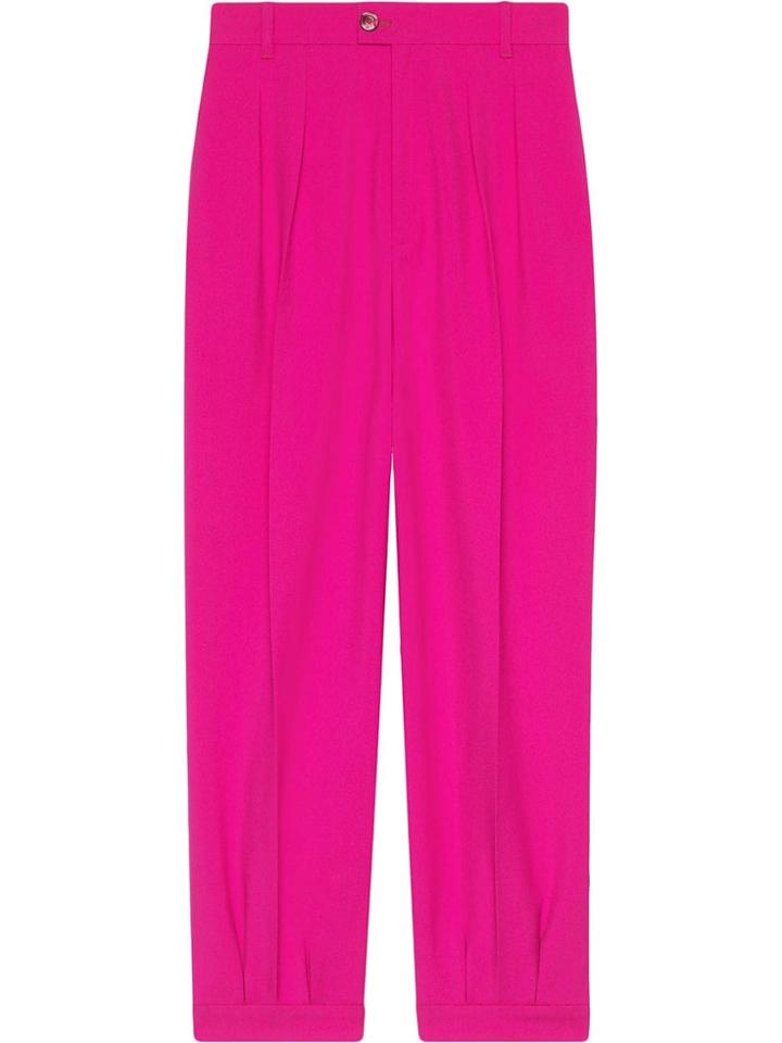 Gucci Wool Ankle Pant - Pink