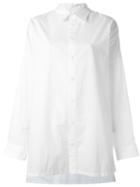 Y's Oversize Shirt, Size: 2, White, Cotton