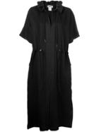Hope Zipped Oversized Dress - Black